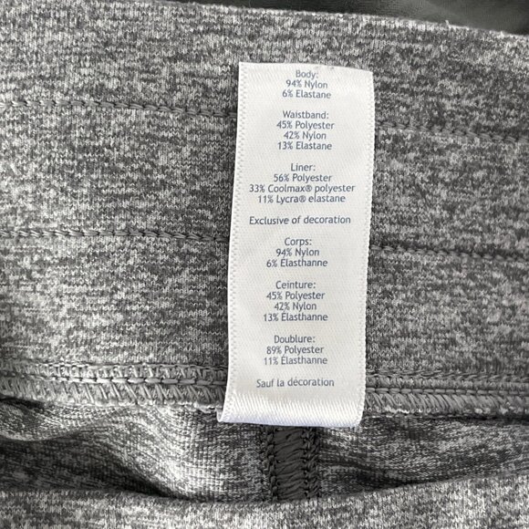 Ivivva Size 10 Live to Move Crop Pants, Grey, EUC - Picture 6 of 6